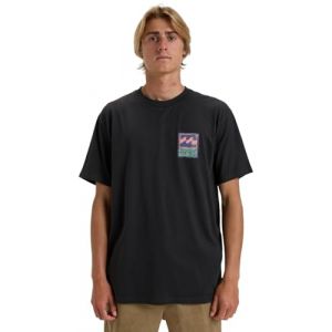 Billabong T-shirt Stamp manches courtes noir rose - L