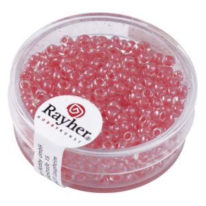 Rayher Perle Rocaille - Blanc - Arktis - Lustrée- Ø 2,6 mm - 17 g