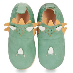Easy Peasy Chaussons enfant MY BLUBLU DRAGON Vert - Taille 24,25,26,27