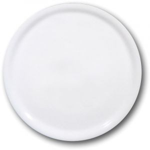 Hendi Assiette &agrave; pizza ronde, porcelaine, motif: unicolore, conviennent pour la lave-vaisselle et les fours &agrave; micro-ondes, ?280 mm, blanc