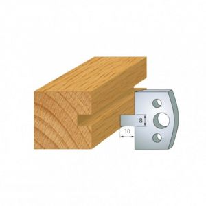 Leman Jeu de 2 contre-fers profil&eacute;s Ht.40 mm N&deg;094