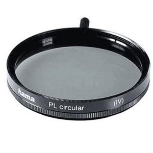 Hama 72572 - Filtre polarisant circulaire Traité Noir 72mm