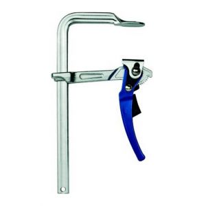 Forum Serre-joint &agrave; levier tout acier, Capacit&eacute; de serrage : 200 mm, Port&eacute;e 100 mm, Rail de coulissement 19,5 x 9,5 mm