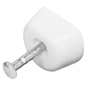 Taquet plastique blanc à clouer - HAFELE - 281.23.702
