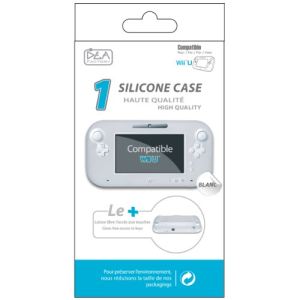 DEA Factory Etui en silicone blanc pour gamepad Wii U