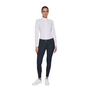 Pantalon équitation mid grip femme Samshield Adele Spring Flower