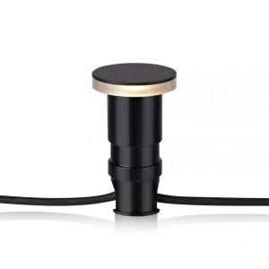 Markslojd Garden24 - Plafonnier Encastré De Jardin Extérieur À 1 Lumière Led Noir Ip44