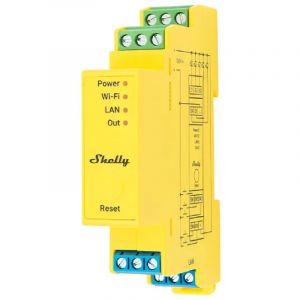 Shelly Pro RGBWW PM Inalámbrico Bluetooth Wi-Fi Amarillo 12-24V