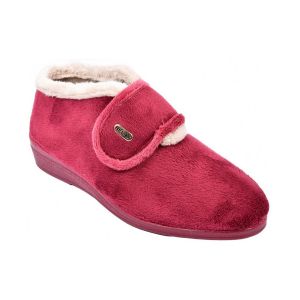 Ozabi Chaussons Charentaise Femme PREMIUM SCRATCH MD9974 BORDEAUX