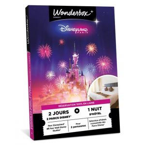 Connect Ticketbox - Disneyland Paris - S&eacute;jour pour 2-2 Parcs Disney - Coffret Cadeau - Id&eacute;e Cadeau Divertissement