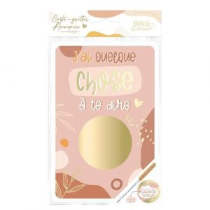 STC Carte à gratter annonce naissance modèle Tu vas être Grande Soeur