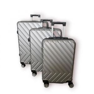 Set de 3 valises Abs Umberto Ravelli - Silver