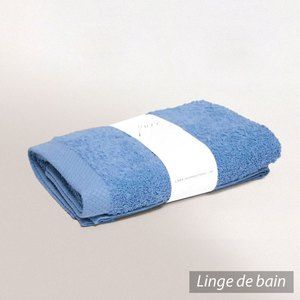 Image de Linnea Drap de bain 100x150 cm PURE Bleu Mer 550 g/m2