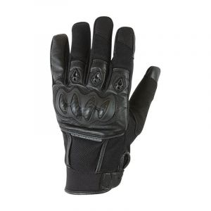 Trendy Kiddy Gants cuir/textile GT325 Cuzco noir- M