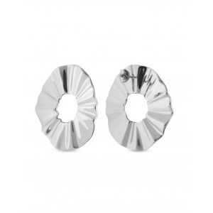 Rosefield Boucles d'oreilles BLWES-J212 - Collection THE LOIS vague Acier