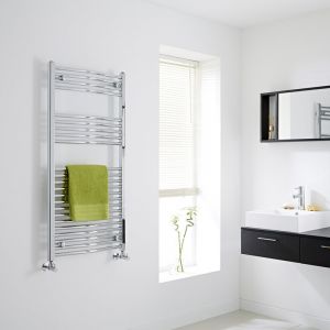 Hudson Reed Ischia 511 Watts - Sèche-serviettes eau chaude incurvé