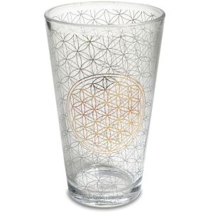 Image de United Labels Grand Verre Fleur de vie