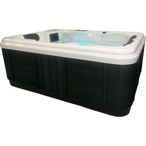 Image de Astral Pool Spa Pianosa Plug&Play - Cuve blanche - Habillage gris anthracite - 3 places - Jacuzzi extérieur