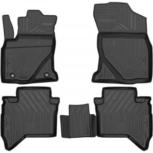 Walser Tapis en caoutchouc xtr pour Toyota Hilux viii Pick-Up Double Cap 05/2015 - auj.