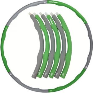 Tunturi Cerceau Hula Hoop pour abdos 1.2kg vert