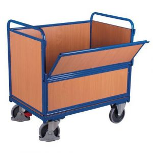 Chariot Bois Variofit 1 Paroi 1/2 Rabattable Charge 500kg - SW-700.406