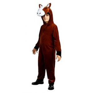 Funidelia D&eacute;guisement de cheval pour enfants, Comprend combinaison et t&ecirc;te de cheval - Tenue pour enfants pour f&ecirc;tes, Carnaval et Halloween - Taille 10-12 ans