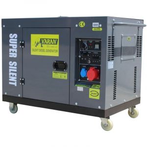 Varan Motors	 Motors - 92695 Générateur / Groupe électrogène Diesel insonorisé 11Kva 230v 400v