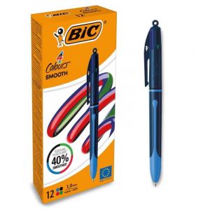 Bic Stylo-Bille 4 couleurs Smooth