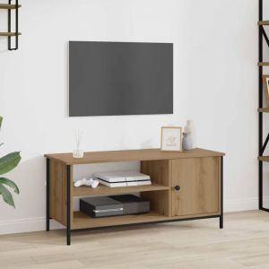 VidaXL Meuble tv - meuble hi-fi Meuble TV Ch&ecirc;ne artisanal 100 x 40 x 45 cm Bois ding&eacute;nierie