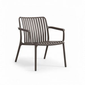 Jardiline Joysxee - Chaise de Jardin en Polypropyl&egrave;ne Taupe