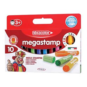 Image de Mystbrand Boîte de 10 feutres Tampon Megastamp