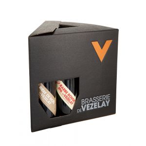 Image de Brasserie de Vezelay Coffret de Noël 4 bières de 50cl +2 verres