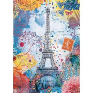 Nathan Puzzle 1500 pièces - Tour Eiffel multicolore - Lars Stewart - Adultes et enfants dès 14 ans - Puzzle de qualité supérieure - Collection Artiste - 12000950