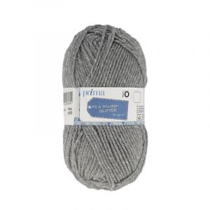 Prima Pelote Fil Glitter Gris - La Pelote