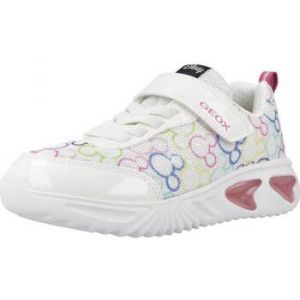 Geox J Assister Girl D Basket, Blanc Multicolore, 34 EU
