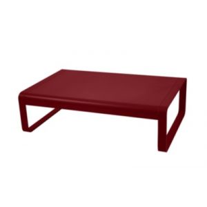 Image de Fermob Table basse Bellevie / Aluminium - 103 x 75 cm piment en métal