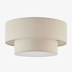 Plafonnier Lumira Beige Lin &Oslash;40 Cm
