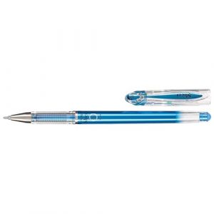 Pentel BG207 Slicci Stylo à encre gel avec pointe fine, 0,8 mm bleu, Pack de 12