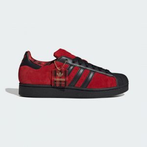 Adidas Originals Superstar II London, rouge - Taille 41 1/3