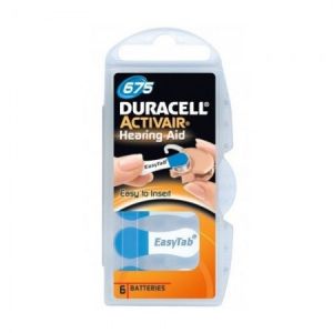 Duracell Pile Auditive Activair 675 - 1 plaquette