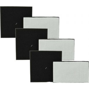 Vhbw Lot de 6 filtres compatible avec Philips PowerPro Ultimate FC9911 - FC9929, FC9932 aspirateur - filtre d'échappement, insert en mousse