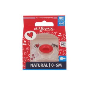 Image de Difrax Sucette I Love Papa 0-6M 1ut