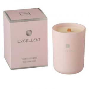 Prix Bougie Parf ée en Verre Excellent 12cm Rose Champagne Pâle