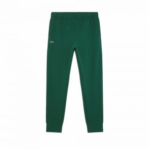 Image de Lacoste Pantalon de survêtement homme en molleton de coton biologique Taille L Vert