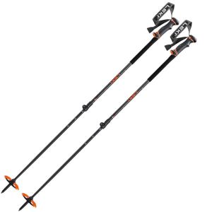 Leki Helicon Lite Ski Touring Poles, gris/orange 110-145cm Bâtons de ski & ski randonnée