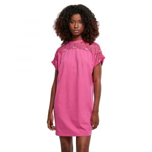 Urban classics Robe Courte Manche Courte Lace S Bright Violet
