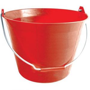 Taliaplast Sofop Seau plastique rouge 11 litres anse 5,3mm