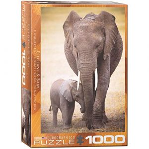 Image de Eurographics Puzzle Elephant and Ba 1000 pièces EUROPZ-0270