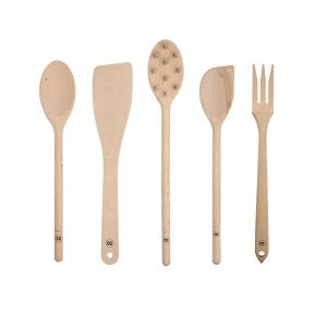 T&g Woodware Set d'ustensiles de cuisine en bois