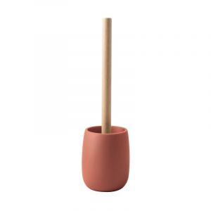Spirella Brosse Wc avec support Polyresine & bois sven Vieux rose